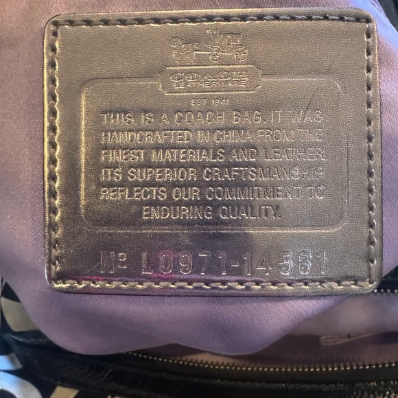 Coach Purse and dustbag - Picture 12 of 14